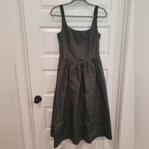 Francesca's Green Sleeveless Dress, Size Large